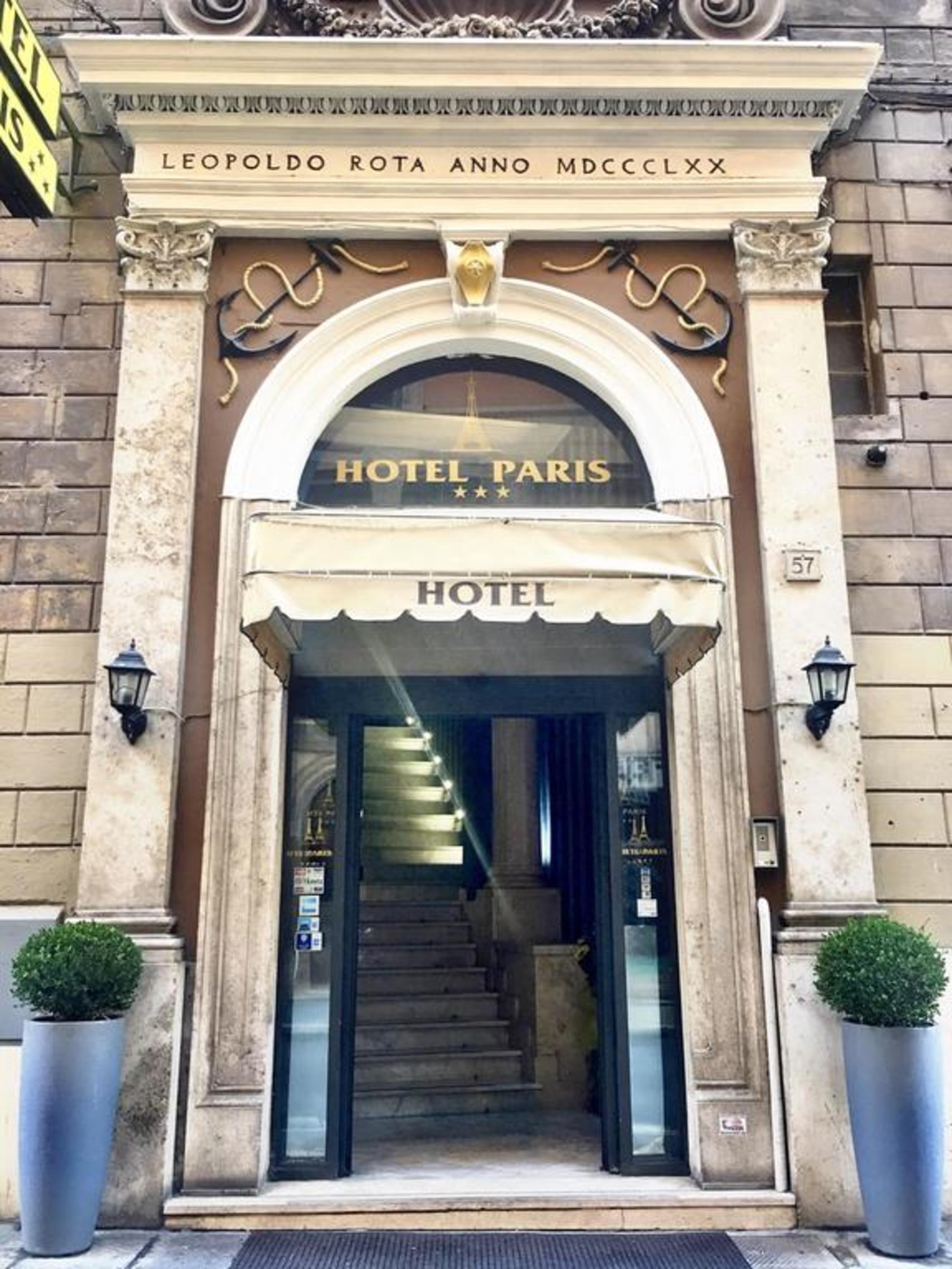 Hotel Paris Рим Екстер'єр фото